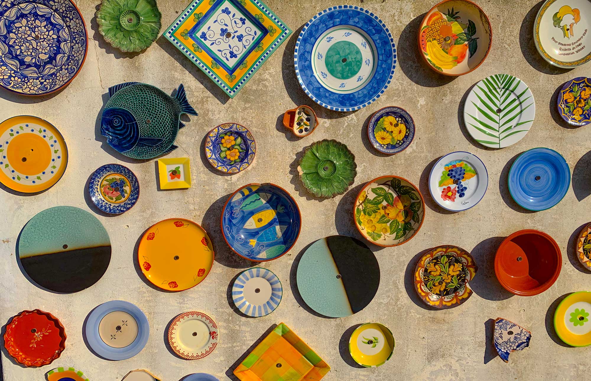 Resurfaced Plates in Algarve Porgugal