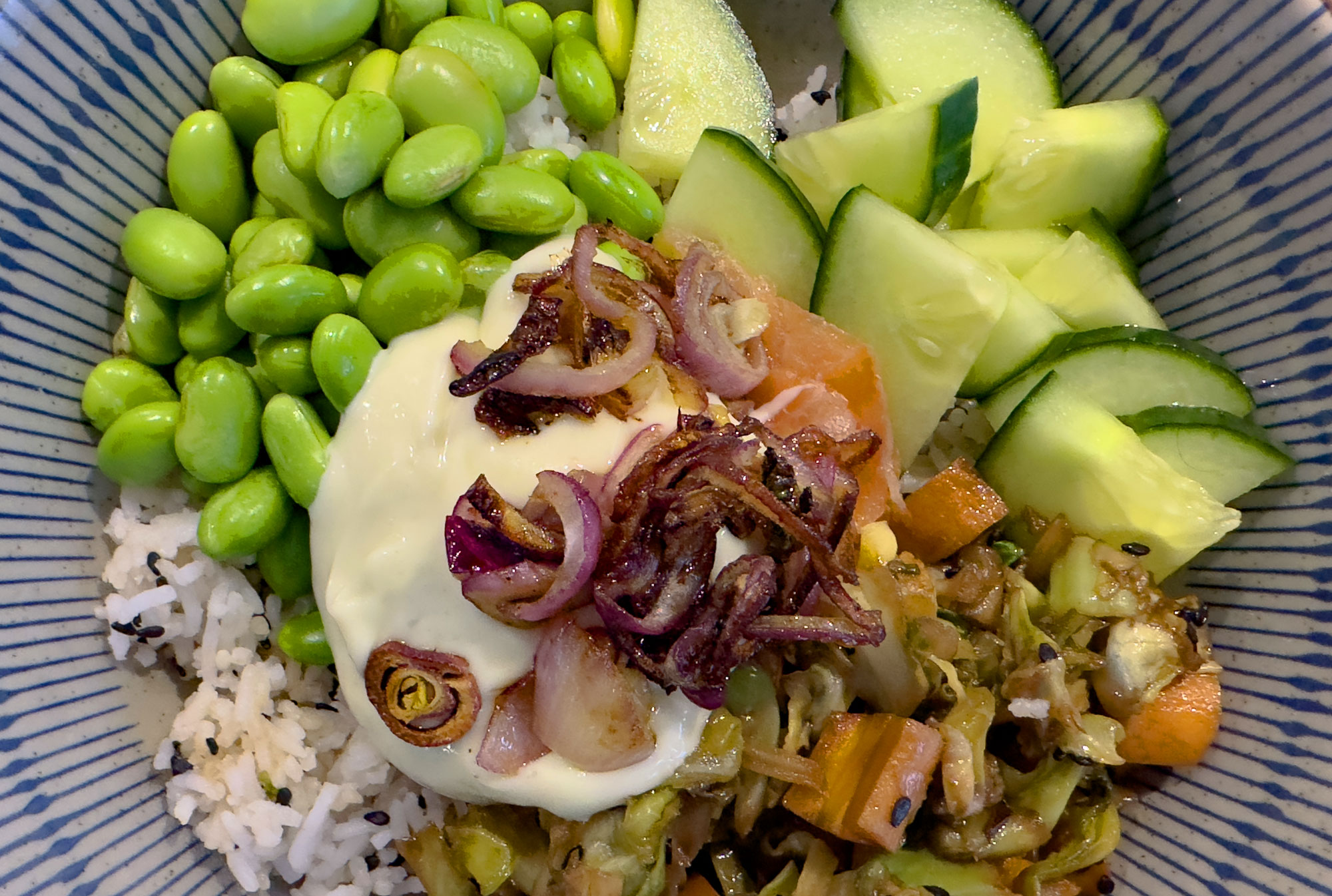 Poke Bowl with salmon