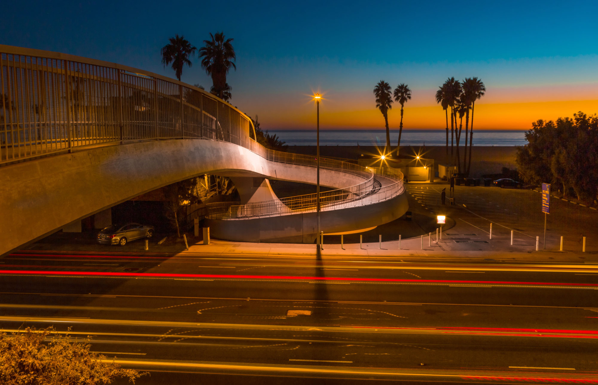 Crossing Pacific Coast Highway