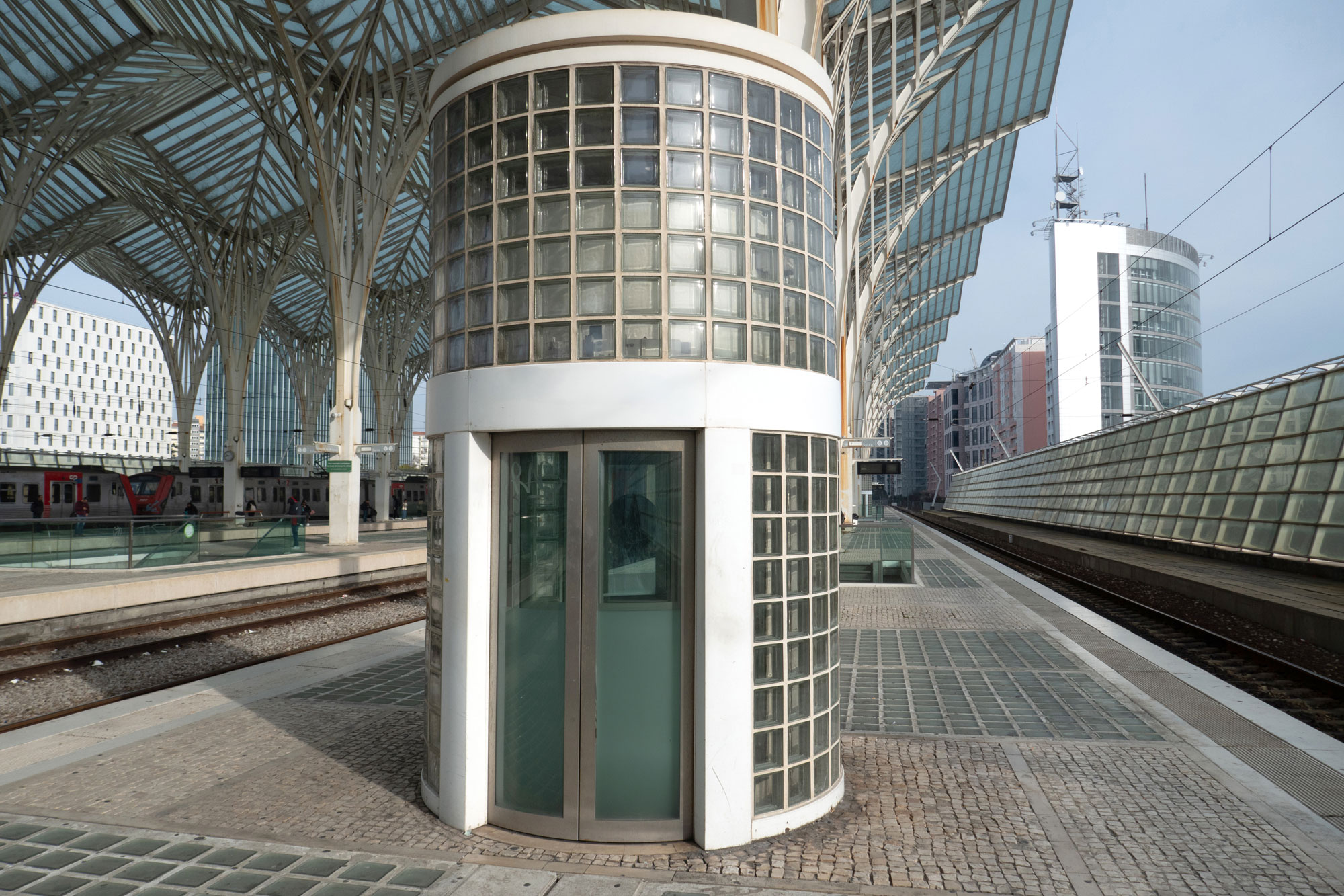 Lisbon Train Station designed by Santiago Calatrava