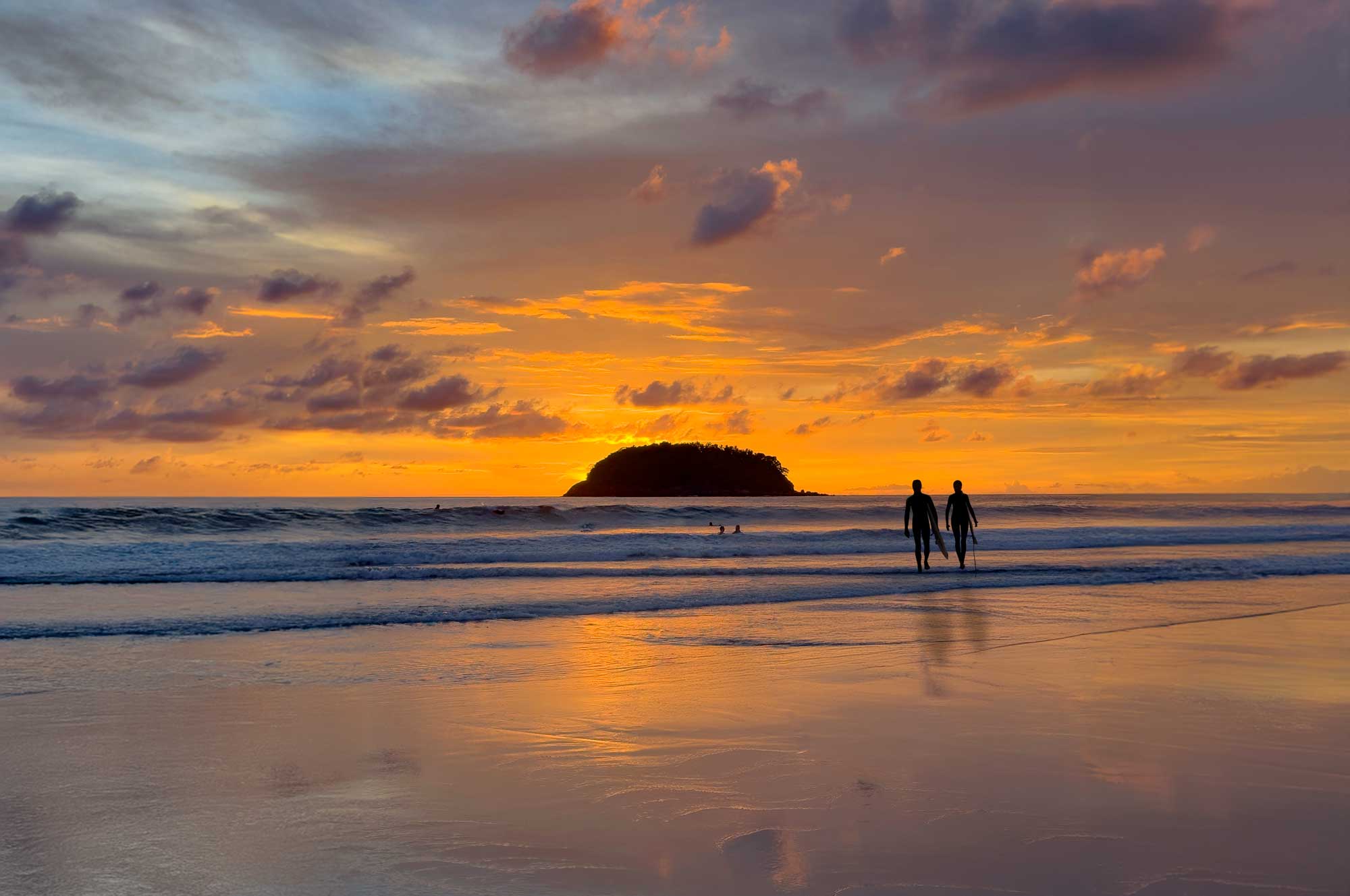 Kata Beach, Phuket, Thailand.