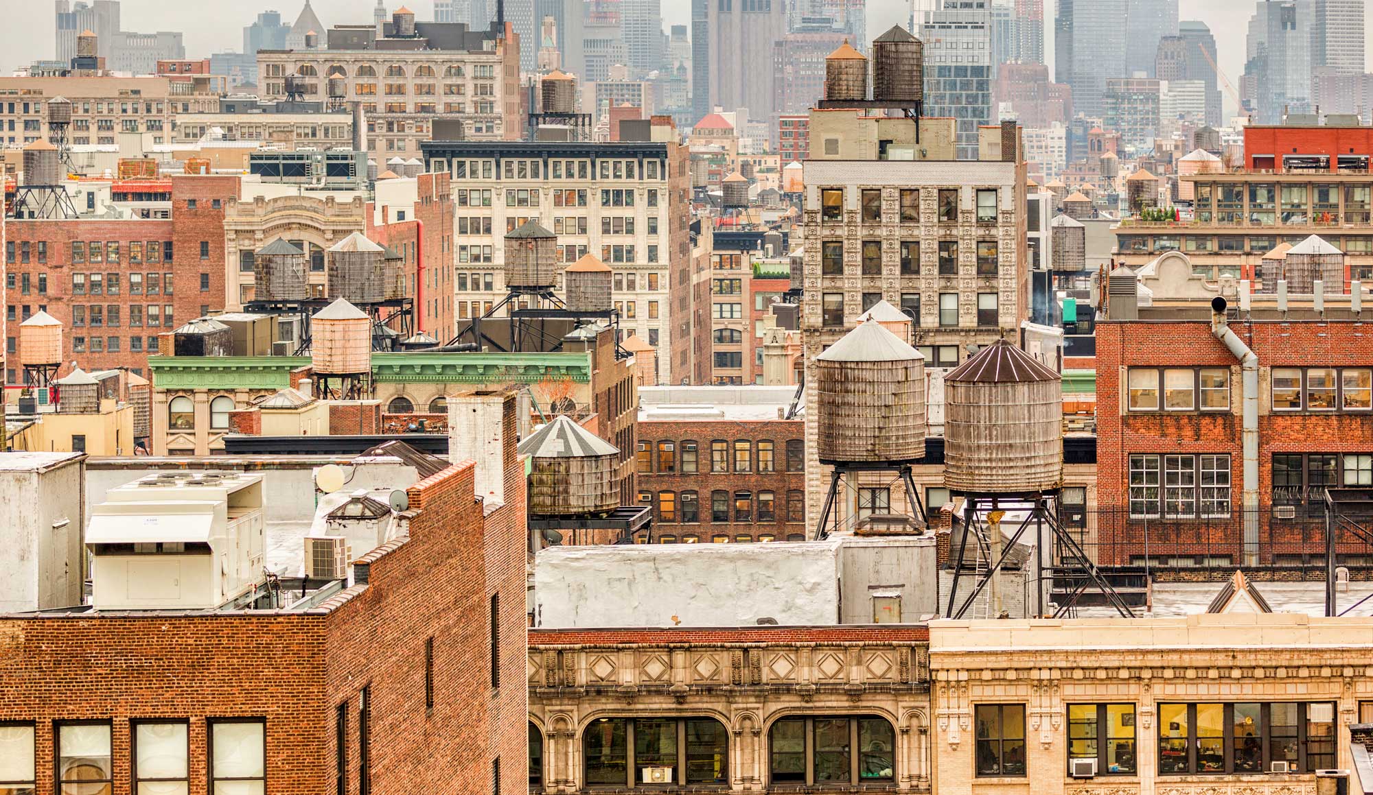 Walk of Water-Water Towers New York City
