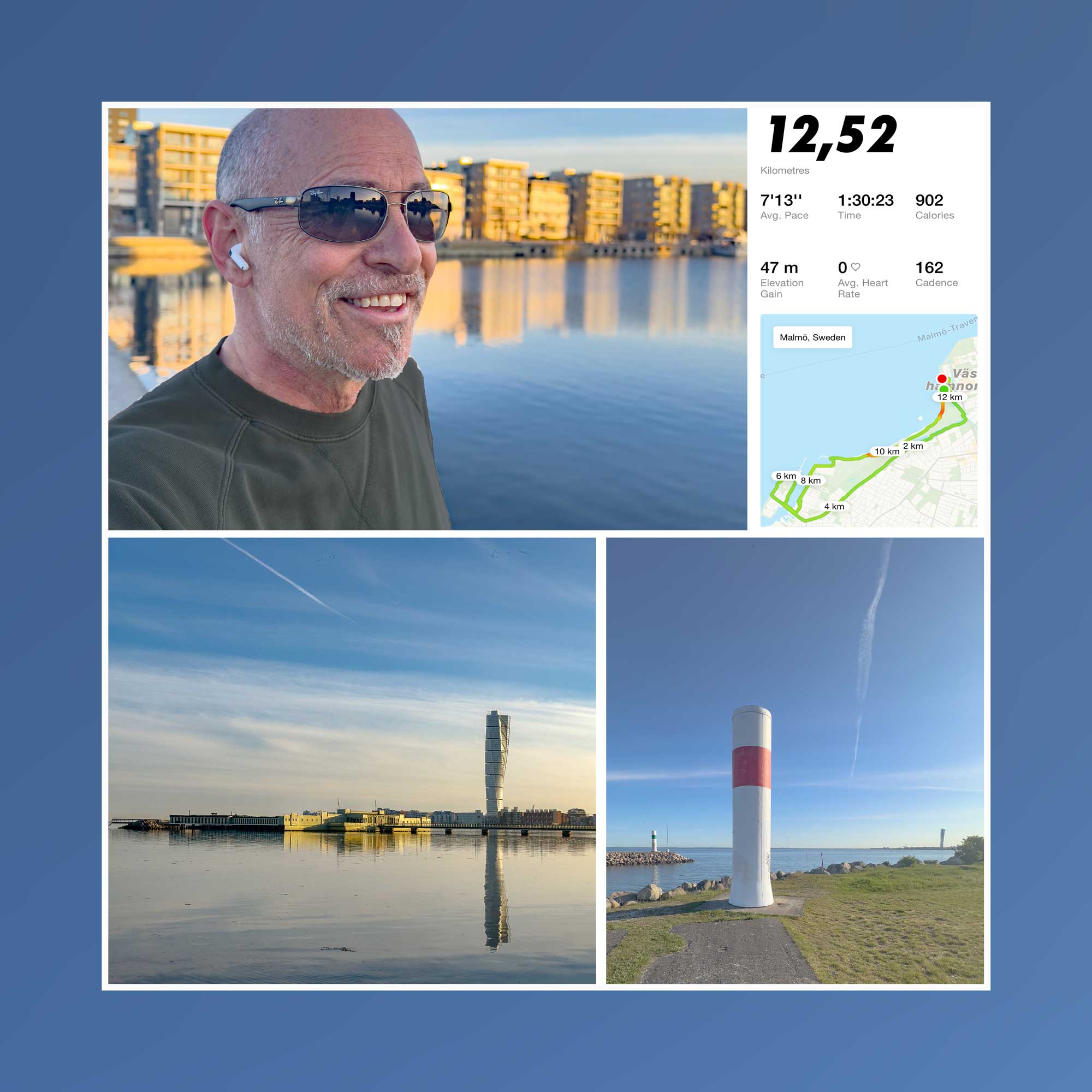Running 12k in Malmö Sweden