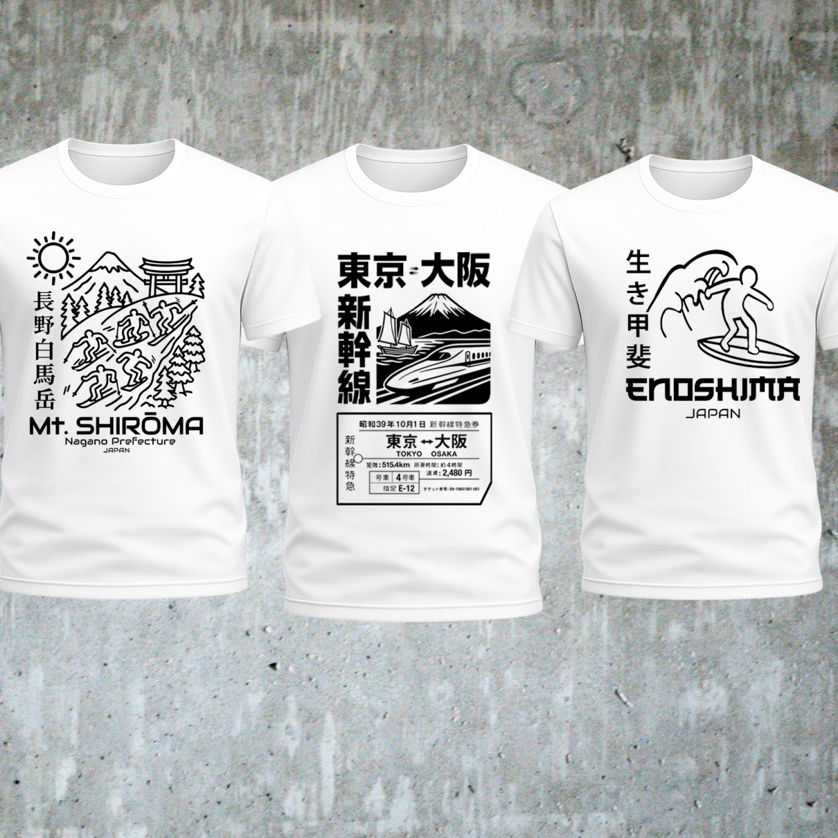 Japan Inspired t-shirts