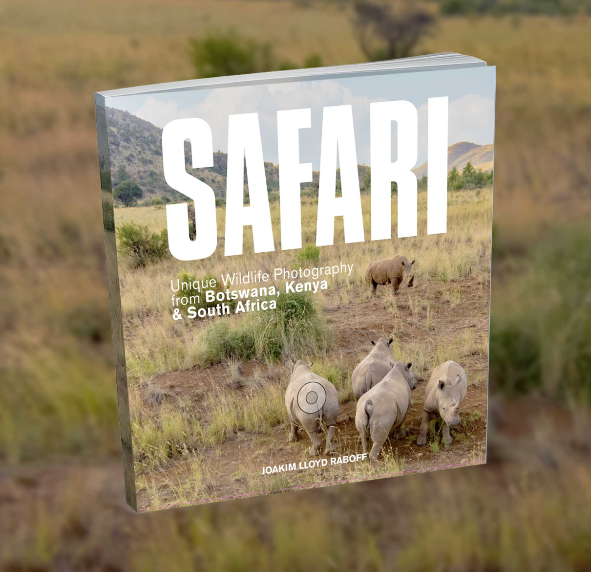 A book with unique photographs from African safaris by Joakim Lloyd Raboff